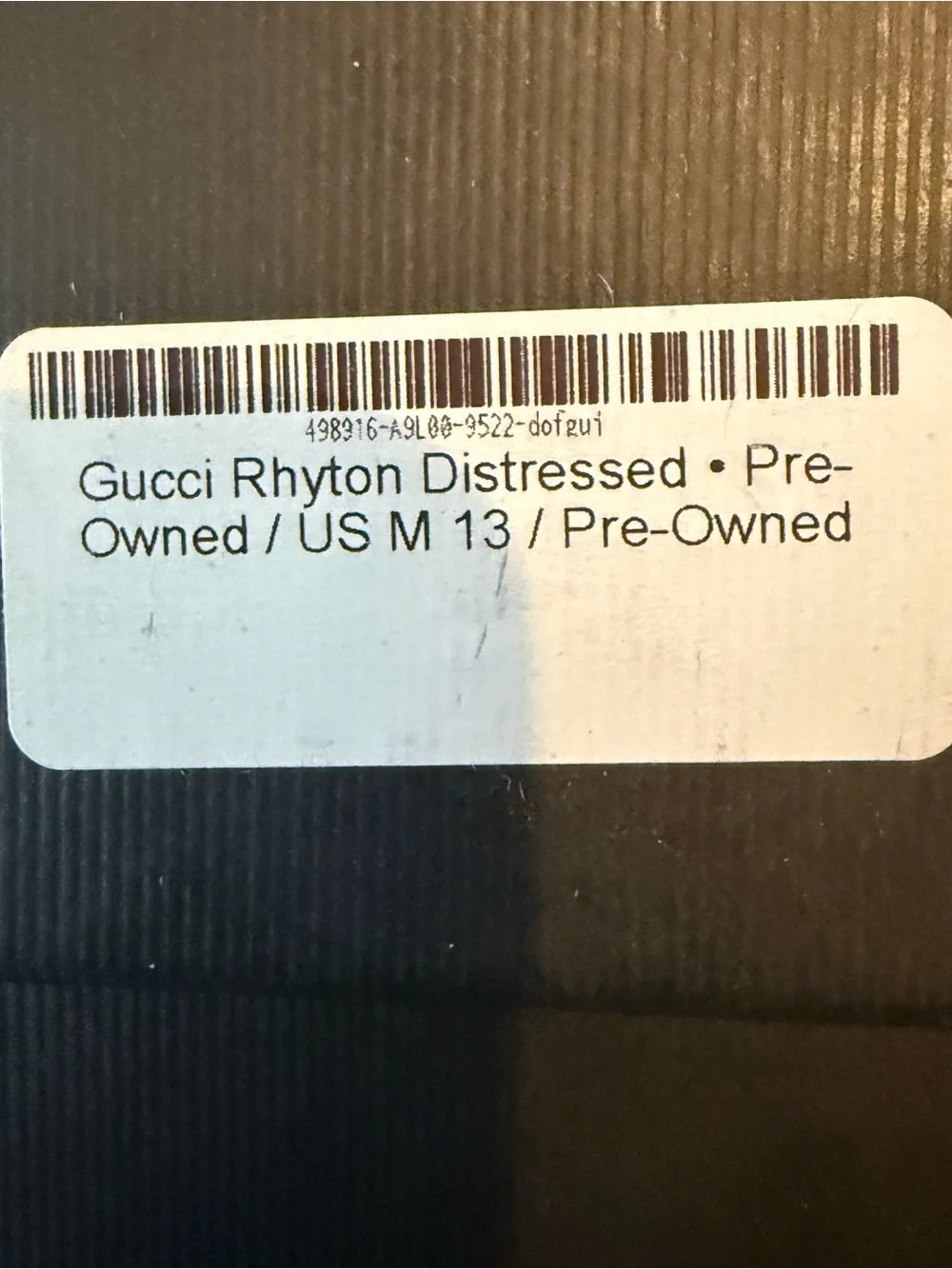 Gucci Rhyton Distressed - Men's Off-White Chunky Sneakers
